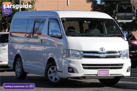 White 2010 Toyota HiAce Commercial LONG SUPER GL (CAMPER KIT)
