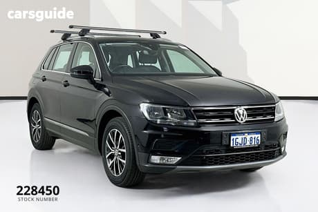 Black 2017 Volkswagen Tiguan Wagon 110 Tsi Comfortline