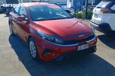 Red 2023 Kia Cerato Hatchback S