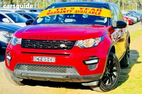 Red 2016 Land Rover Discovery Sport Wagon Td4 Se