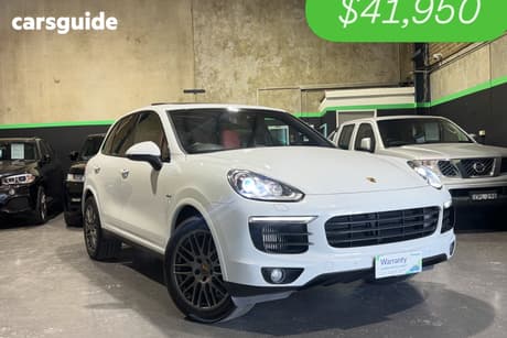 White 2016 Porsche Cayenne Wagon Diesel Platinum Edition