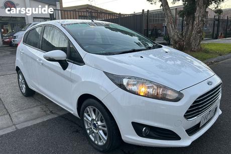 White 2014 Ford Fiesta Hatchback Trend