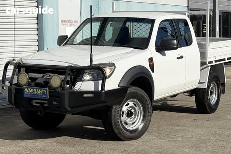 White 2009 Ford Ranger Super Cab Chassis Xl (4X4)