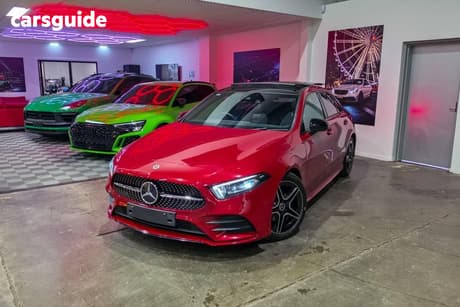 Red 2022 Mercedes-Benz A180 Sedan