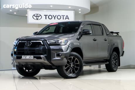 Grey 2021 Toyota Hilux Double Cab Pick Up Rogue (4X4)