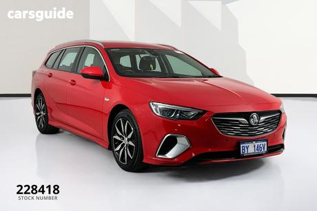 Red 2018 Holden Commodore Sportswagon Rs