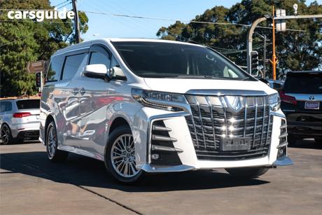 White 2019 Toyota Alphard SUV SR C (HYBRID)