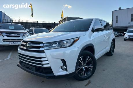 White 2019 Toyota Kluger Wagon Gxl (4X4)