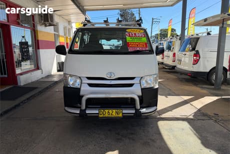 White 2014 Toyota HiAce Van Lwb
