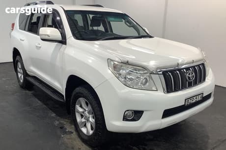 White 2011 Toyota Landcruiser Prado Wagon Gxl (4X4)