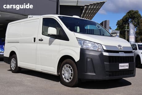 White 2021 Toyota HiAce Van Lwb