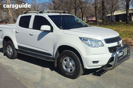 White 2016 Holden Colorado Crew Cab Pickup Ls (4X4)