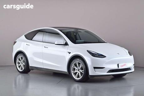 White 2022 Tesla Model Y Wagon Rear-Wheel Drive