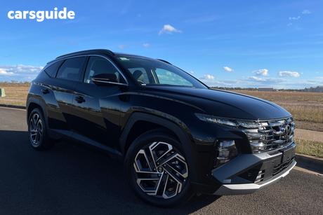 Black 2026 Hyundai Tucson Wagon Premium Hybrid (Awd)