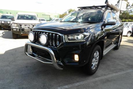 Black 2018 LDV T60 Double Cab Utility Luxe (4X4)