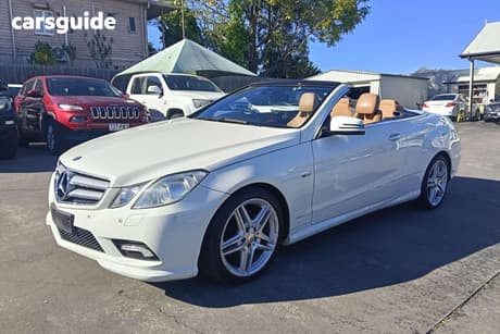 White 2011 Mercedes-Benz E250 Cabriolet Cgi Avantgarde