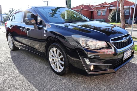 Black 2016 Subaru Impreza Hatchback 2.0L (Awd)