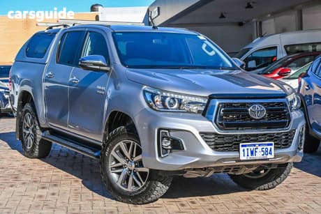 Silver 2018 Toyota Hilux Double Cab Pick Up Sr5 (4X4)