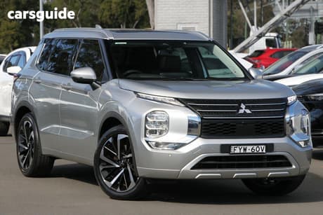 Silver 2022 Mitsubishi Outlander Wagon Exceed 7 Seat (Awd)