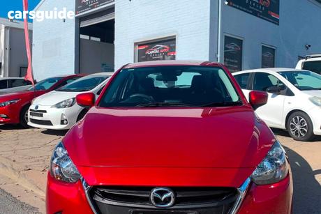 Red 2017 Mazda 2 Hatchback Neo