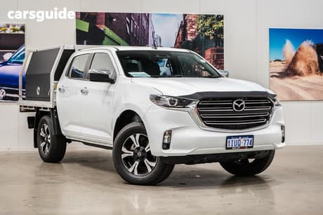 White 2024 Mazda BT-50 Dual Cab Chassis Gt (4X4)