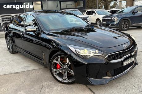 Black 2020 Kia Stinger Sedan Gt (Red Leather)