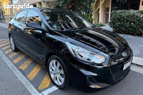Black 2017 Hyundai Accent Sedan Sport
