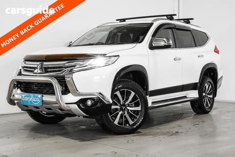 White 2017 Mitsubishi Pajero Sport Wagon Gls (4X4) 7 Seat