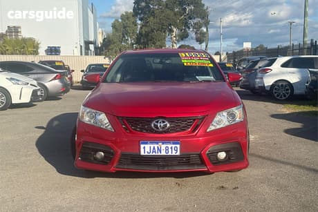 Red 2013 Toyota Aurion Sedan Sportivo Zr6