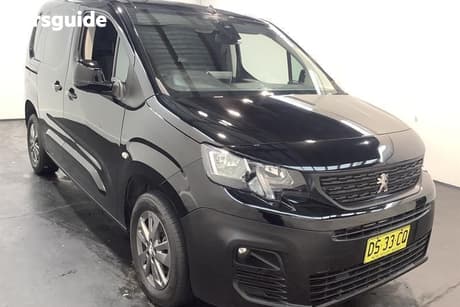 Black 2022 Peugeot Partner Van Pro Swb