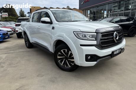 White 2025 GWM Cannon Dual Cab Utility Premium (4X4)
