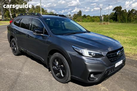 Grey 2022 Subaru Outback Wagon Awd Sport