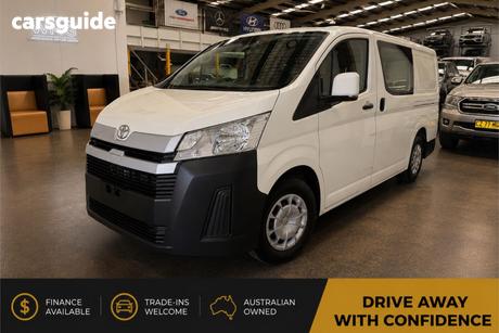 White 2019 Toyota HiAce Van Lwb