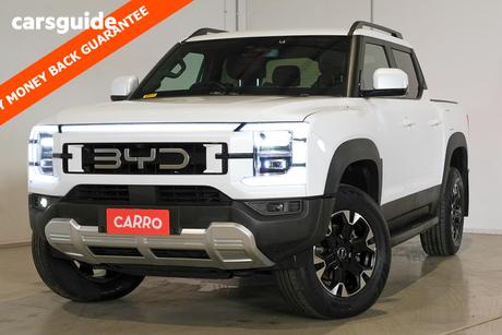 White 2025 BYD Shark 6 Dual Cab Utility Dual Motor Premium
