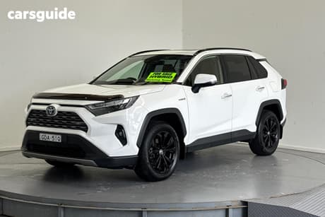 White 2021 Toyota RAV4 Wagon Cruiser (Awd) Hybrid