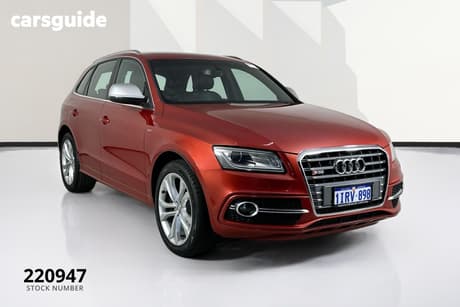 Red 2014 Audi SQ5 Wagon 3.0 Tdi Quattro
