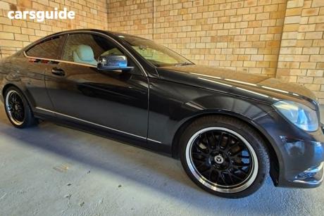 Black 2013 Mercedes-Benz C250 Coupe Cdi Be