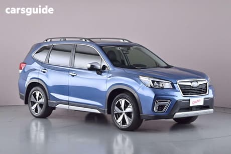 Blue 2020 Subaru Forester Wagon 2.0E-S Hybrid (Awd)
