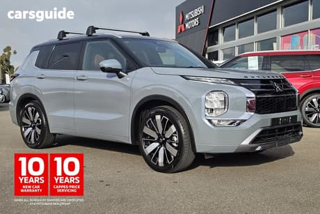 Grey 2025 Mitsubishi Outlander Wagon Exceed Tourer 5 Seat (Awd)