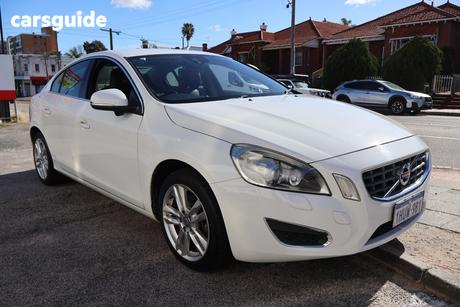 White 2013 Volvo S60 Sedan T4 Teknik