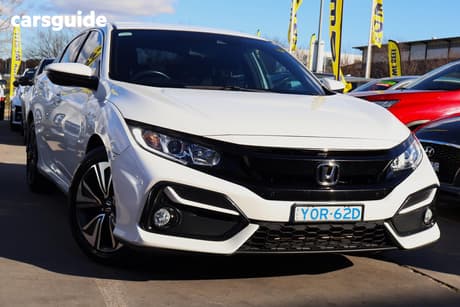 White 2021 Honda Civic Sedan Vti-L