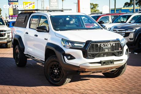 White 2023 Toyota Hilux Double Cab Pick Up Gr-Sport Two-Tone (4X4)