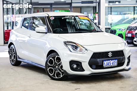White 2023 Suzuki Swift Hatchback Sport Turbo (Qld)