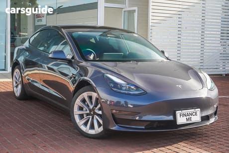 Grey 2022 Tesla Model 3 Sedan Long Range