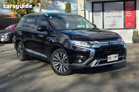 Black 2018 Mitsubishi Outlander Wagon Ls 7 Seat (Awd)