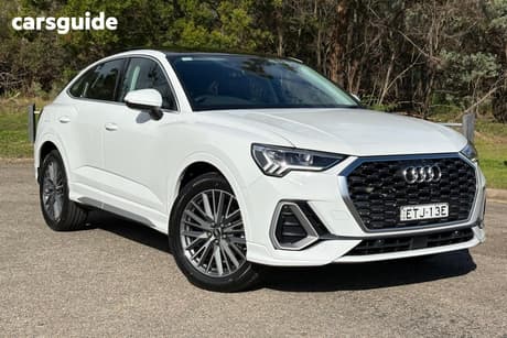 White 2022 Audi Q3 Sportback 35 Tfsi S Line