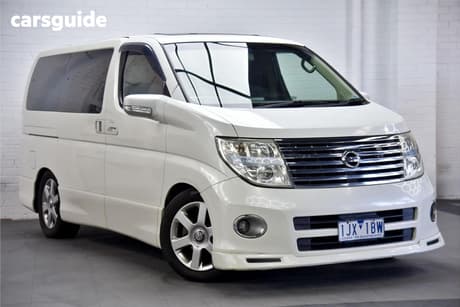 White 2006 Nissan Elgrand Wagon