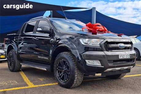 Black 2017 Ford Ranger Dual Cab Pick-up Wildtrak 3.2 (4X4)