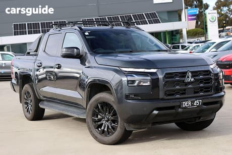 Grey 2025 Mitsubishi Triton Double Cab Pick Up Gsr (4X4) 1T Payload