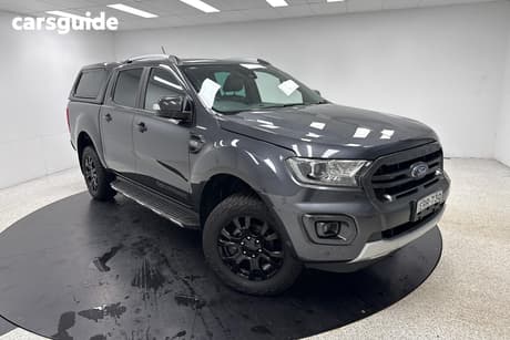 Grey 2021 Ford Ranger Double Cab Pick Up Wildtrak 3.2 (4X4)